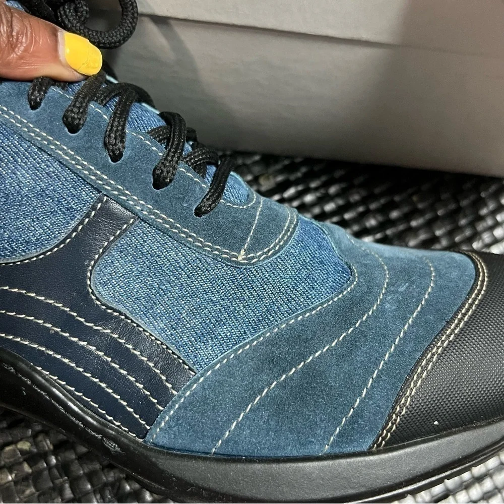 SOLBIATO / Denim Velour Sneaker/Casual Shoe